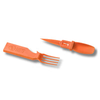 4-in-1 Snapatite+ Utensil Set - Spoon, Knife, Fork, Bottle Opener (Orange)