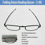 Folding Unisex Reading Glasses (1.00)