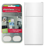 ClingBoard Stainless Cling Fridge Adhesives, 10-Pack