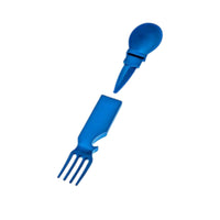 4-IN-1 Nylon Snapatite+ Utensil Set  (Blue- Single )