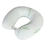 Bamboo Memory Foam Travel Neck Pillow