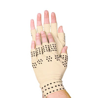 Magnetic Therapy Gloves-Tan-Regular