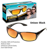 HD Vision  Sunglasses- Unisex- Black