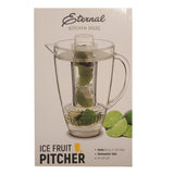 Fruit Infusion Flavor Pitcher - 94oz Clear for Healthy, Refreshing Beverages