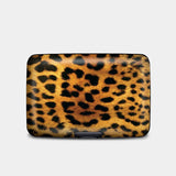 Chic Leopard Print Hard Case Wallet