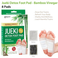 Jueki Detox Foot Pad - Bamboo Vinegar - 8 Pads