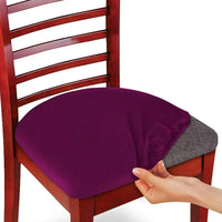 Stretchable Seat Covers- Set of 2- Burgundy