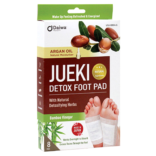 Jueki Detox Foot Pad - Argan Oil - 8 Pads