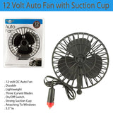 12 Volt Auto Fan with Suction Cup