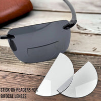 Stick-On Readers for Bifocal Lenses, 2.50+