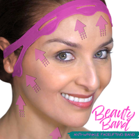 Beauty Band - Anti-Wrinkle Facelifting Band - Assorted Colors - One Pack