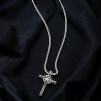 Precious Pearl Cross Necklace - Collier Croix - Pearl in Oyster Kit