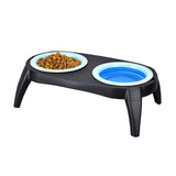 Travel-Friendly Collapsible Pet Feeder - Perfect for Pets on the Move