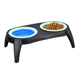 Travel-Friendly Collapsible Pet Feeder - Perfect for Pets on the Move