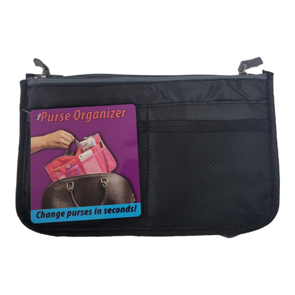 Purse Organizer - Petite - Black