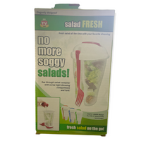 Salad Fresh To Go: Salad Container with Dressing and Fork