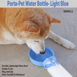Porta-Pet Water Bottle- Light Blue - Small
