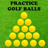 High-Quality Practice Golf Balls - Pack of 15 for Your Training Needs