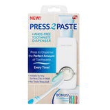 Press 2 Paste Hands-Free Toothpaste Dispenser