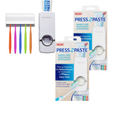 Press 2 Paste Hands-Free Toothpaste Dispenser