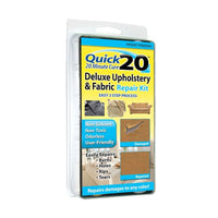 Quick 20 Deluxe Leather, Vinyl & Fabric Repair Kit - No Heat (30-122)