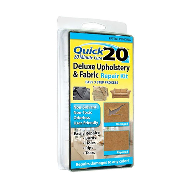 Quick 20 Deluxe Leather, Vinyl & Fabric Repair Kit - No Heat (30-122)