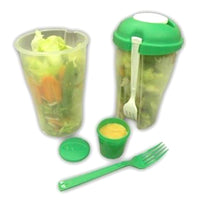 Salad Fresh To Go: Salad Container with Dressing and Fork