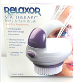 Relaxor Spa Therapy Body & Bath Brush with Two Attachments