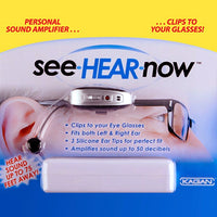 Kagan See Hear Now Personal Sound Amplifier with Glasses Clip