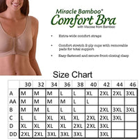 Miracle Bamboo Comfort Bra - Nude - Medium (Bust 35"-37"  )