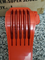 Red Ultimate Super Slicer – 5-Blade Rolling Wheel for Herbs and Noodles