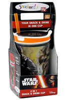 Snackeez Jr 2-in-1 Snack & Drink Cup Star Wars - Assorted Style Three Pack