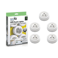 SonicIQ LED Push Lights - 5 Pack for Easy Illumination