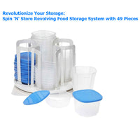 Spin N Store Storage System - 49 Piece Set