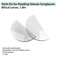 Stick-On Readers for Bifocal Lenses, 1.00+