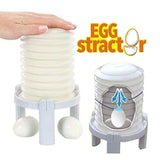 Eggstractor Egg Peeler, White