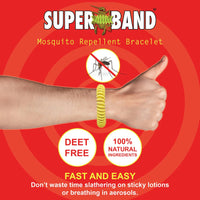 Superband Insect Repelling Bracelet: Stay Bite-Free!