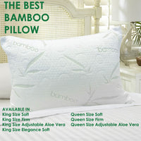 The Best Bamboo Pillow  (Queen-Firm) 28 in. x 19 in.