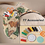 Butterfly Tapestry Armrest Organizer Set - Includes Handy Sewing Kit