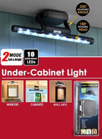 Under Cabinet Multi-Purpose 10 LED Light - Illuminate Your Space