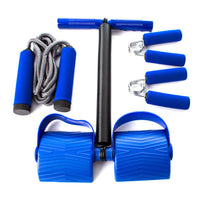 Portable Training Set ( Hand Grips, Jump Rope and Spring Action-Rower)