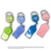 WEEZ Retractable Lighter Clip & Silicone Jar- Pastel