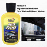 Rain Dance Fog Free Glass Treatment Clear Windshield Mirrors Windows - Two Pack