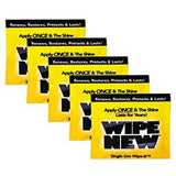 Wipe New Trim Restorer Single Use Wipe Car  - 5 Pack