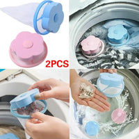 Floating Washing Machine Reusable Lint and Hair Traps - 2 Pack