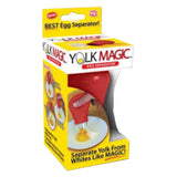 Yolk Magic Egg Separator - Quick and Easy Kitchen Tool (Red)