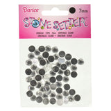 Stone Setter Crystals - 72 Pieces of 7mm Crystal for Crafts