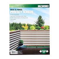 Ideaworks Deck & Fence Privacy Screen- Brown